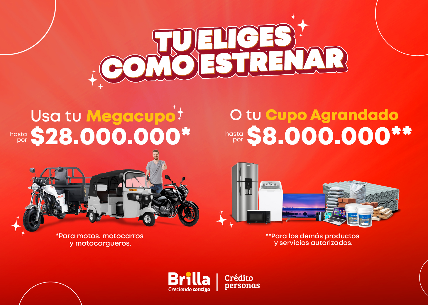 CUPO AGRANDADO DE BRILLA GASES DE LA GUAJIRA